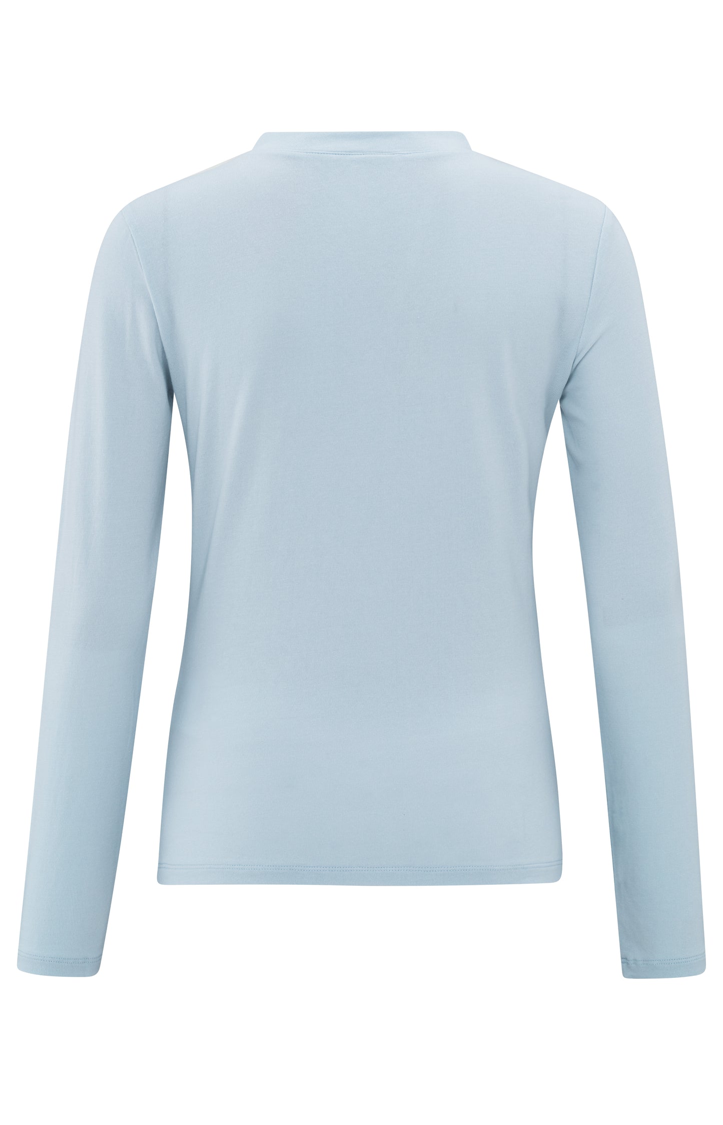 YAYA Jersey Henley Top With Long Sleeves