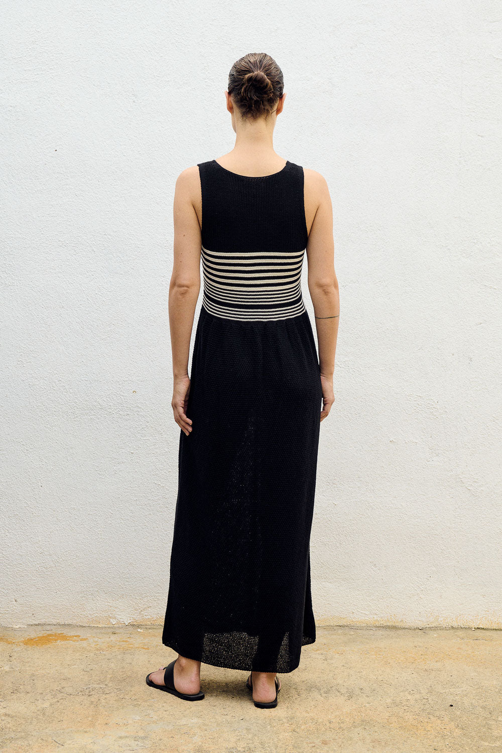 Sita Murt Knitted Black Midi Dress