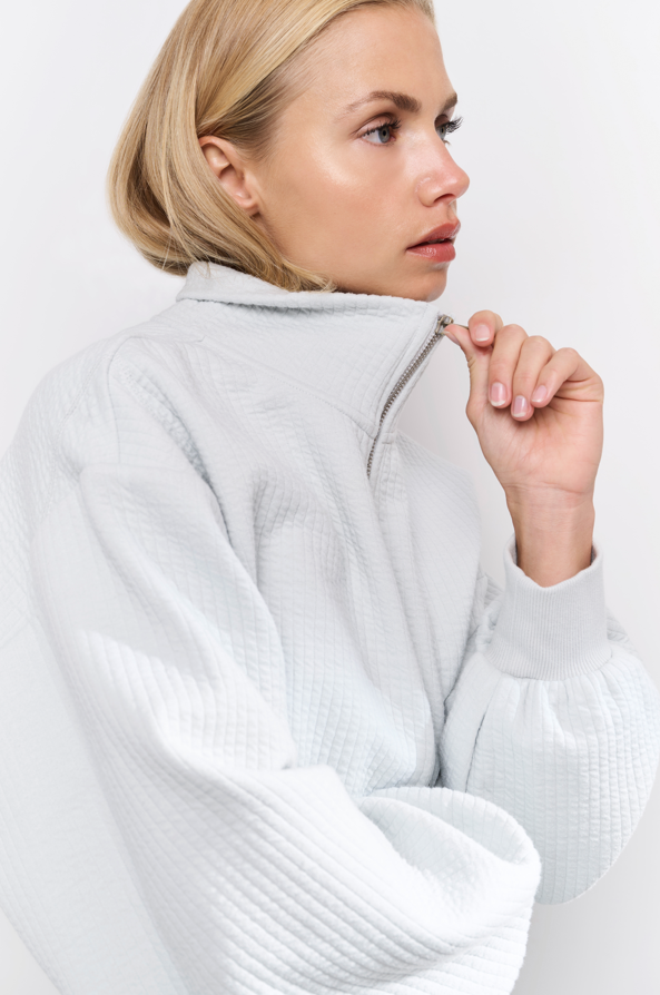YAYA Ribbed Jersey Cardigan With Cords