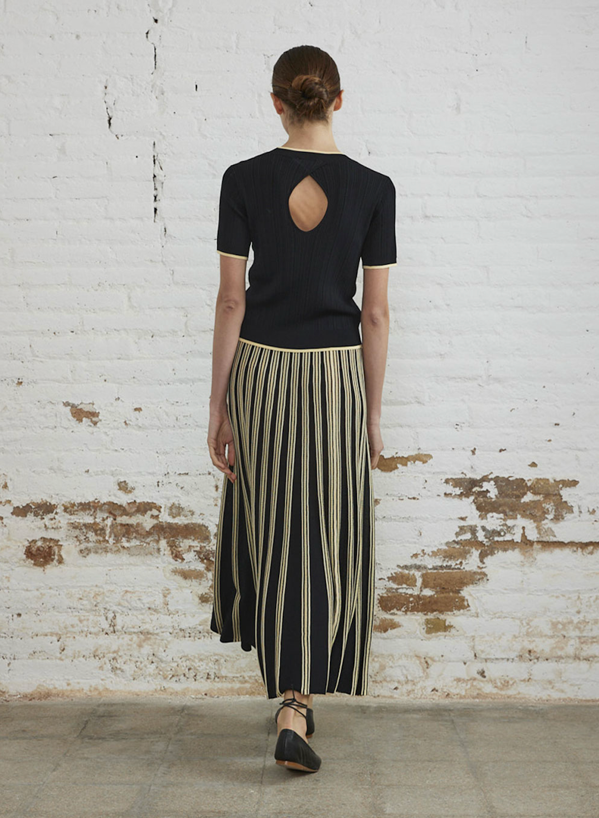 Sita Murt Radial Layer Midi Skirt