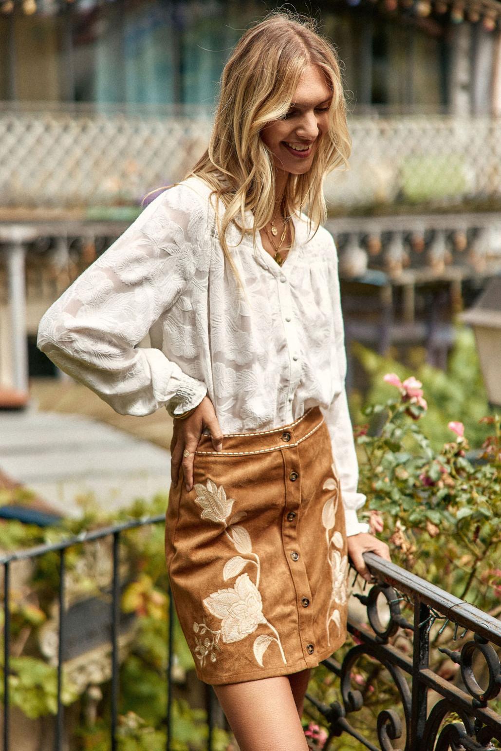 La Petite Etoile Bleona Blanc Blouse