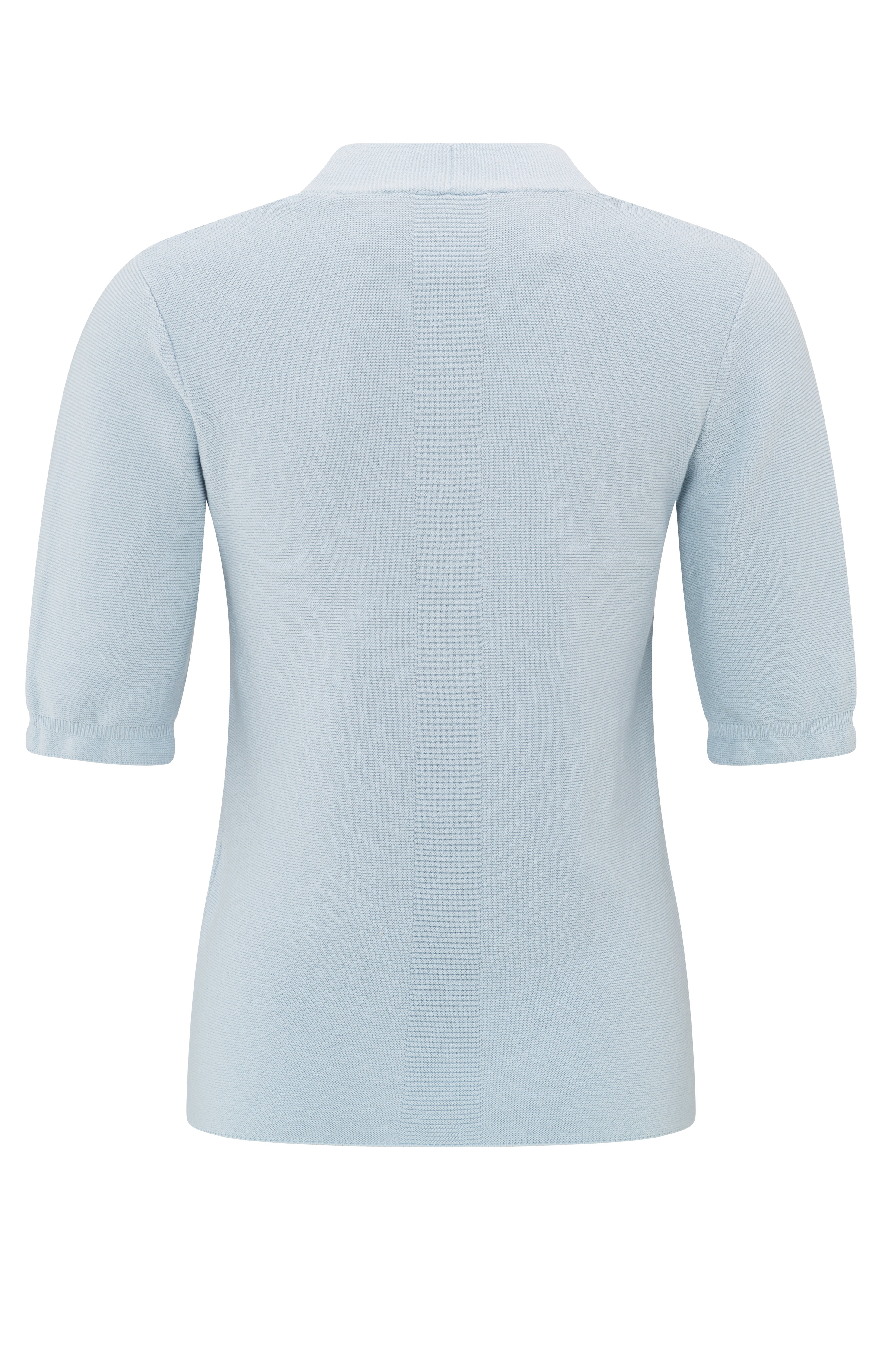 YAYA V-Neck Short Sleeve Sweater