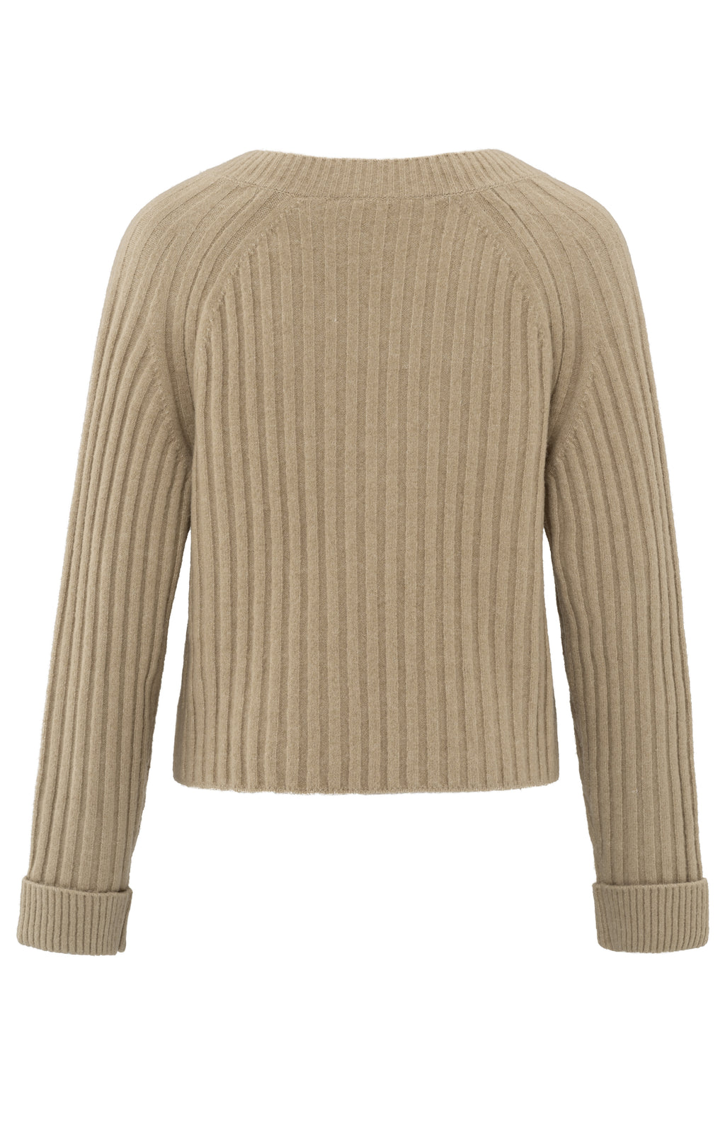 YAYA Safari Melange V-Neck Sweater