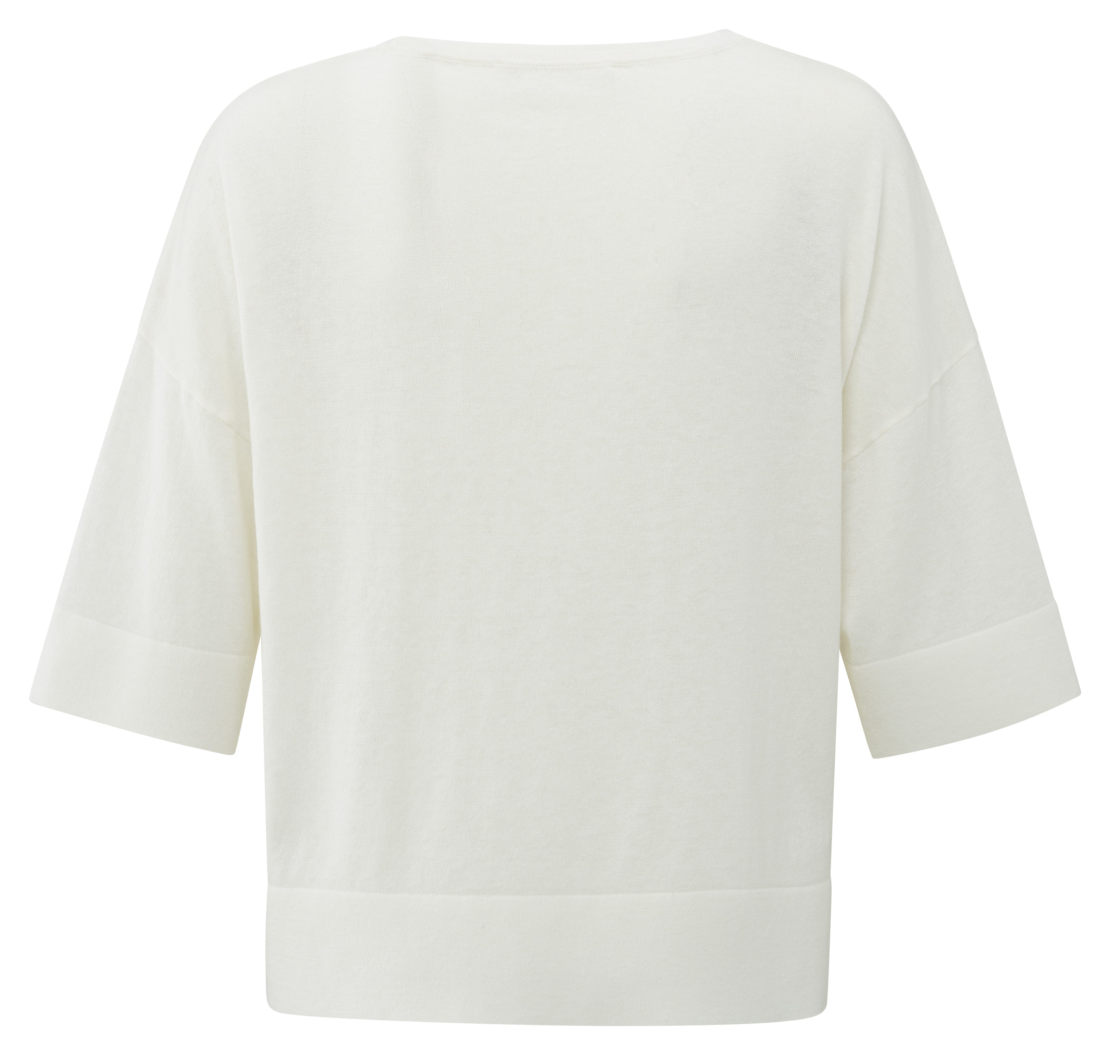 YAYA  Oversized Fine Knitted T-Shirt