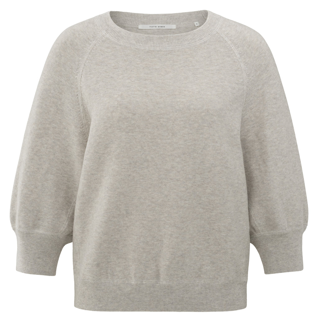 YAYA Sweater With Raglan