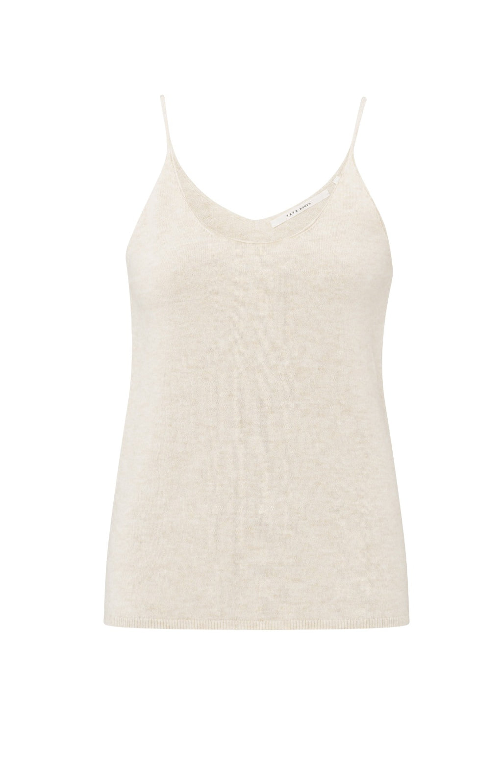 YAYA Nature Melange Short Cardigan Two in One Piece