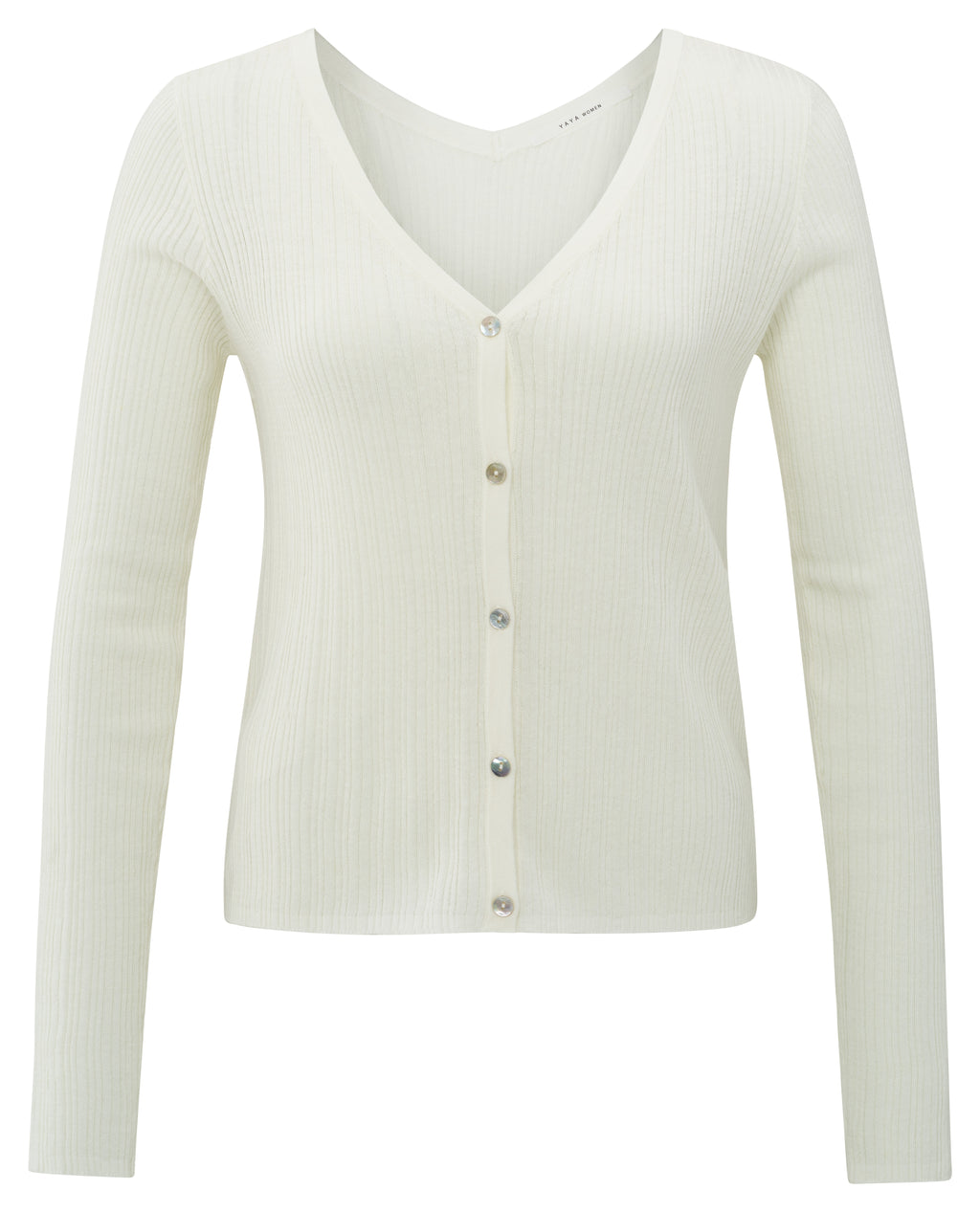YAYA Fine Rib Knitted Cardigan