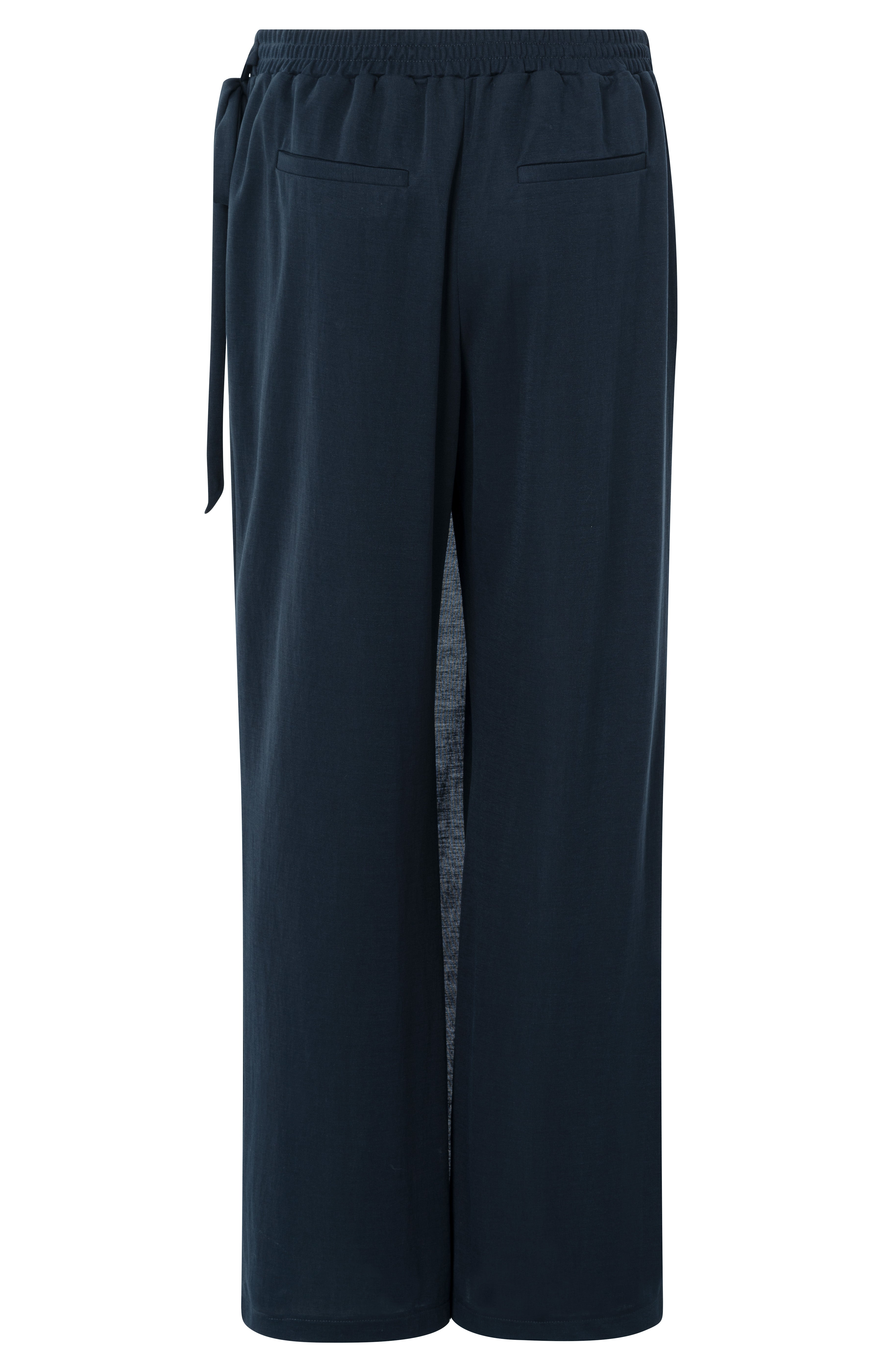 YAYA Jersey Wide Leg Trousers