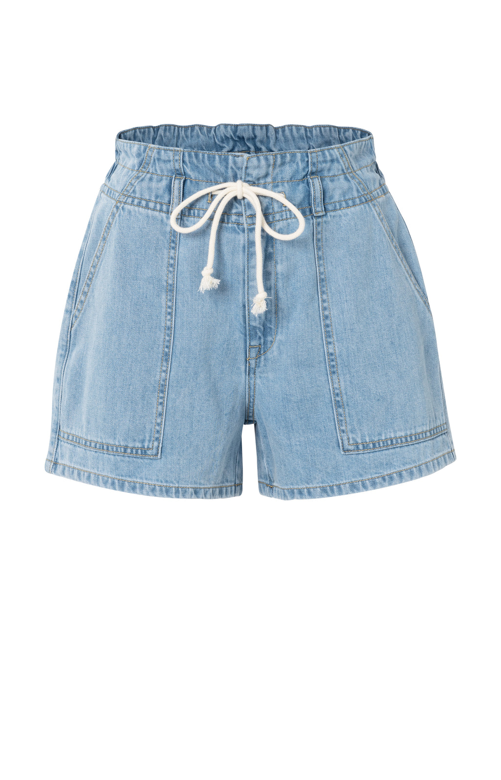 YAYA High Waist Denim Cargo Short W