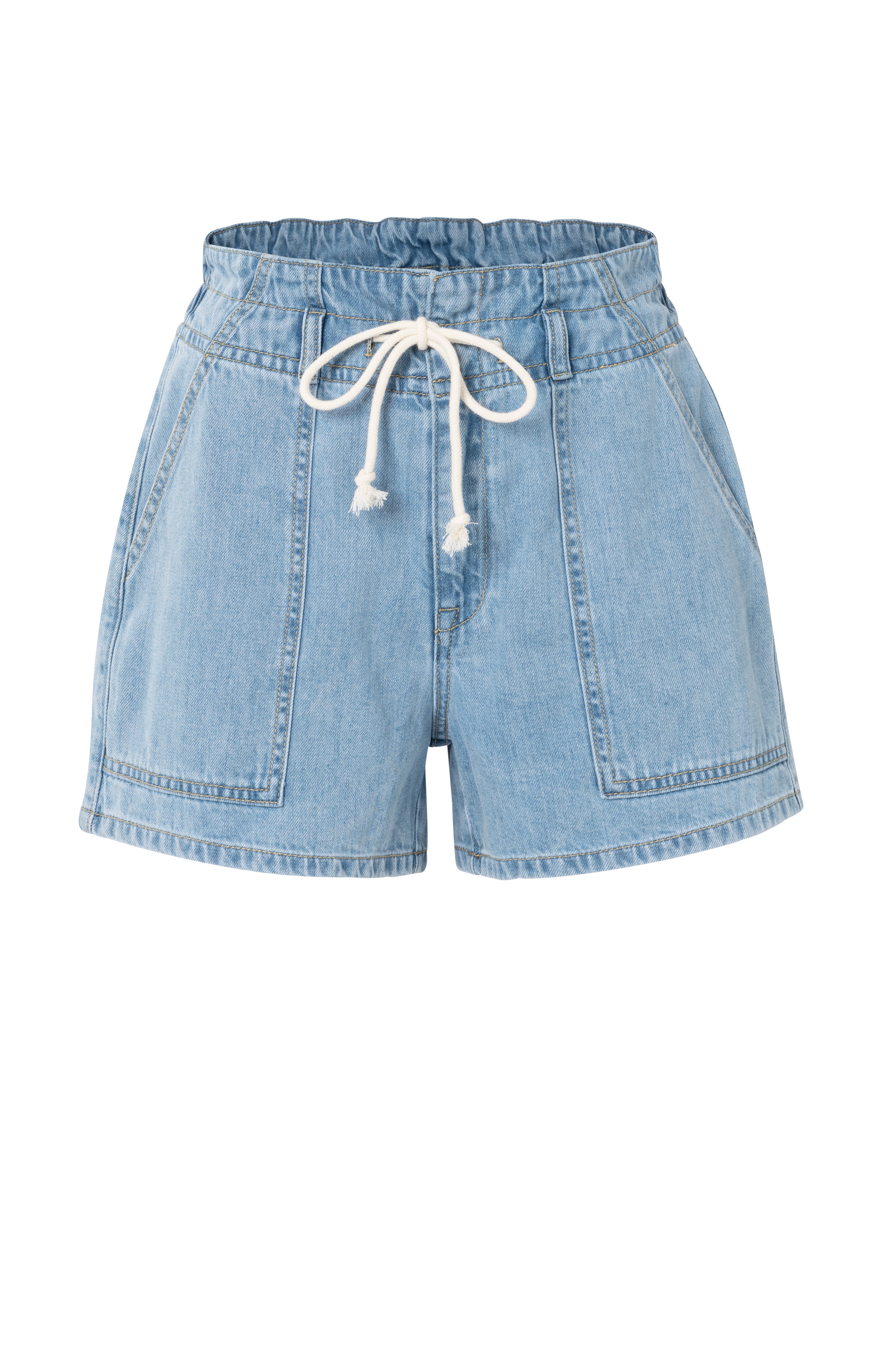 YAYA High Waist Denim Cargo Short W