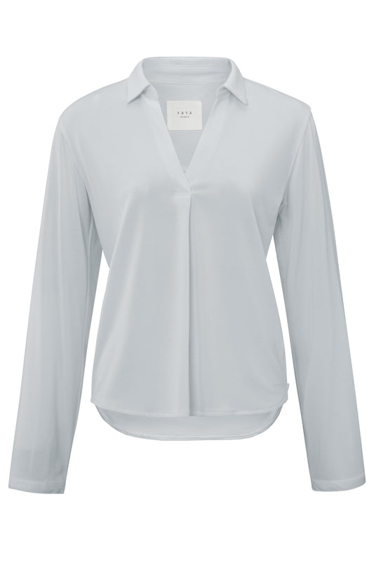 YAYA Sky Grey Long Sleeve