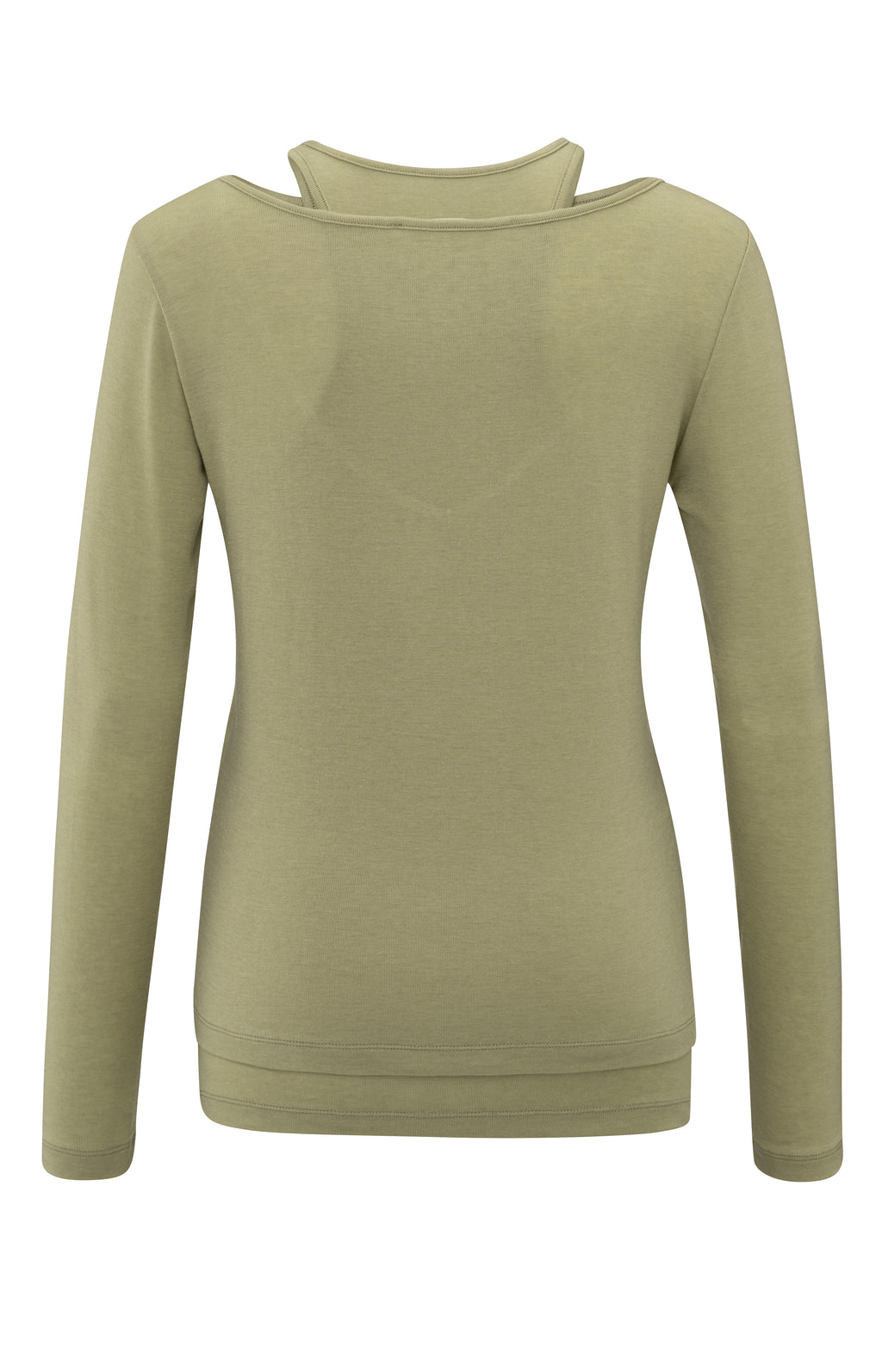 YAYA Two In One Top - Soft Green