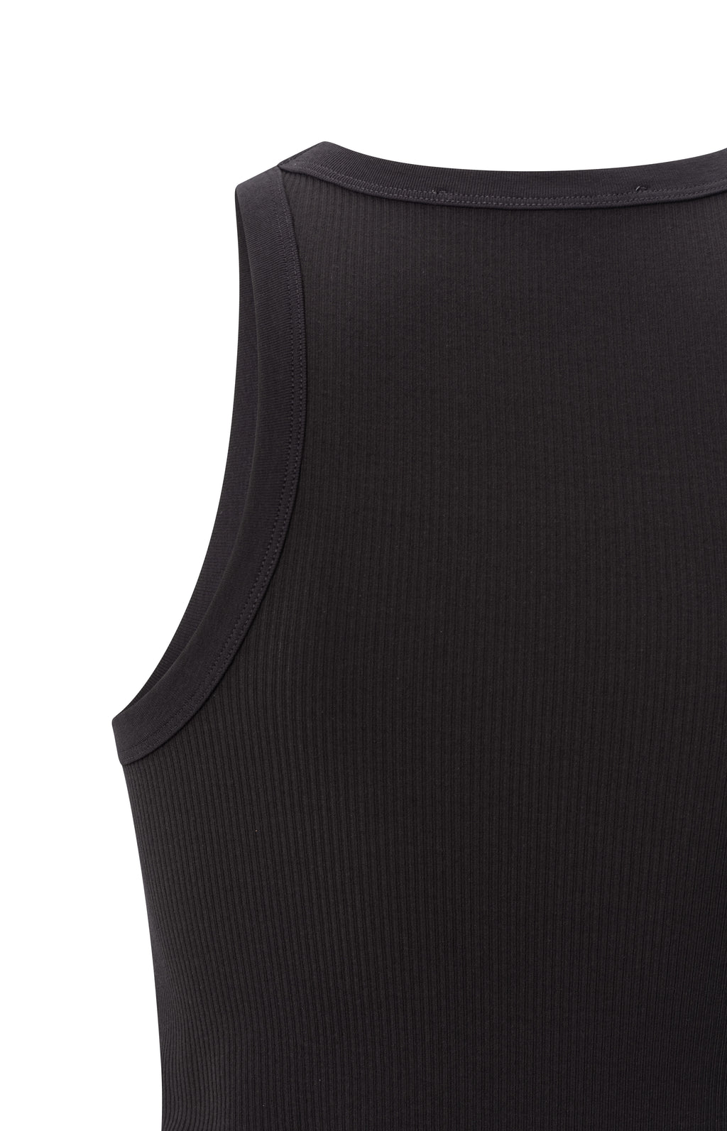 YAYA Ribbed Singlet Phantom