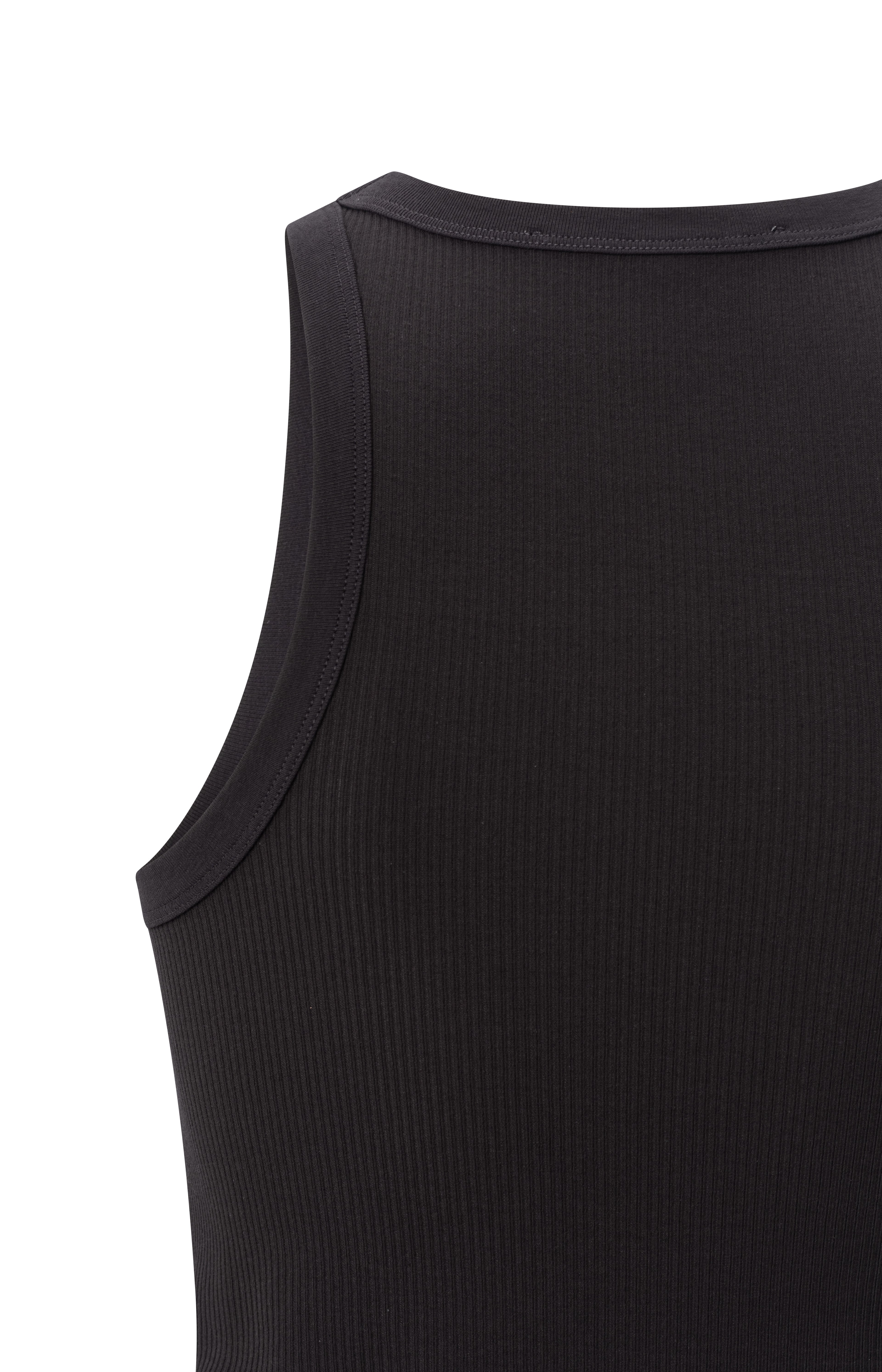 YAYA Ribbed Singlet Phantom
