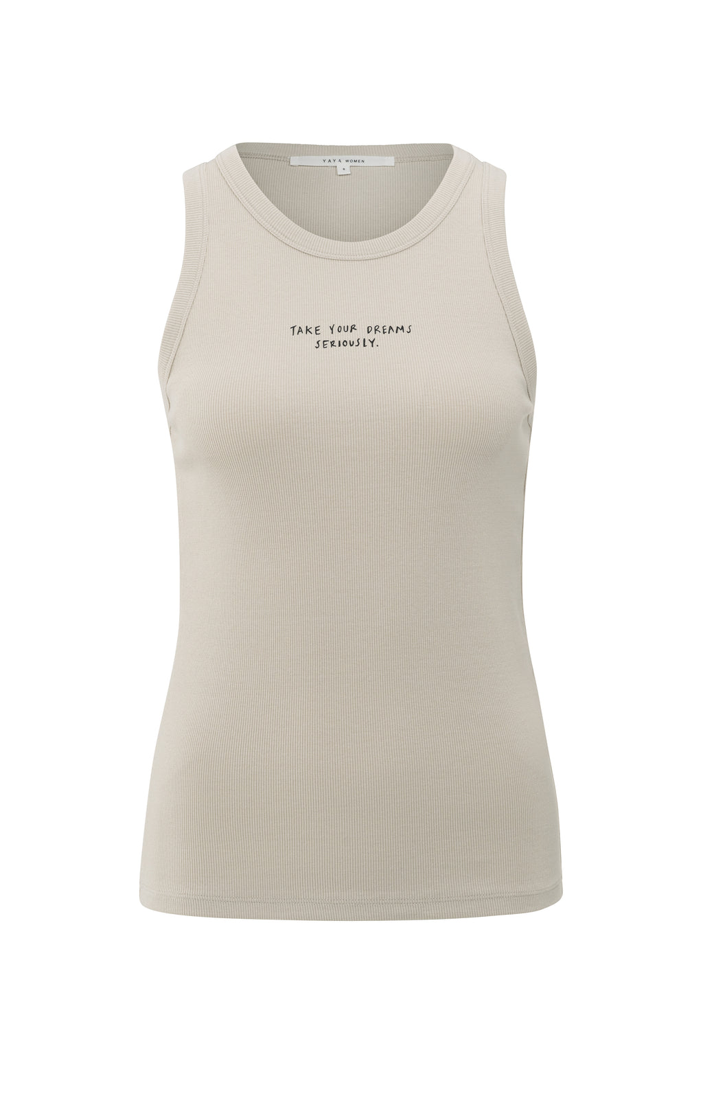 YAYA  Rib Singlet With Print