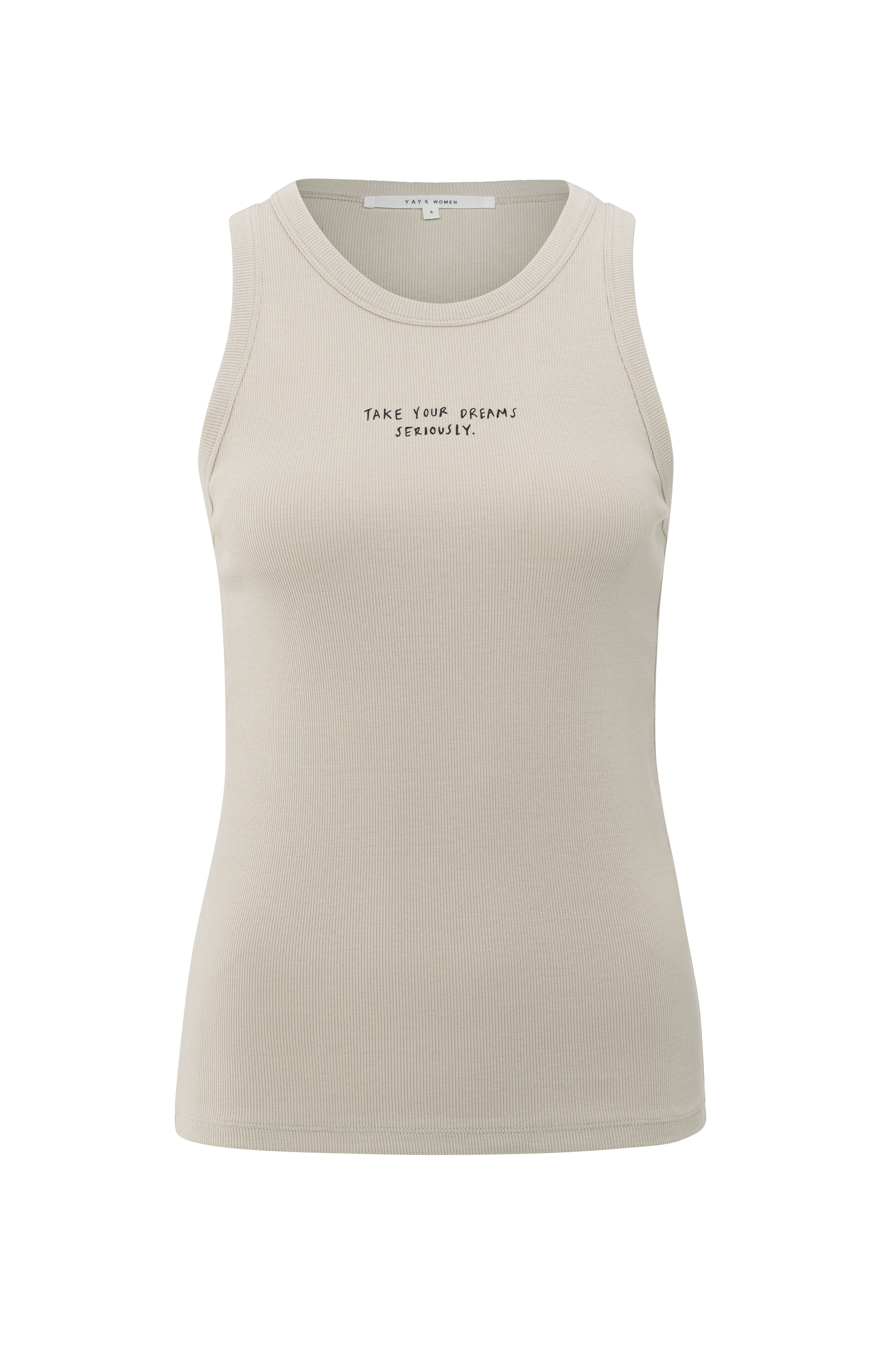 YAYA  Rib Singlet With Print