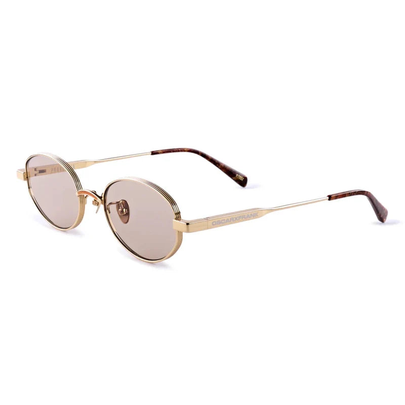 OSCARXFRANK Provenza Gold / Brown Photochromatic