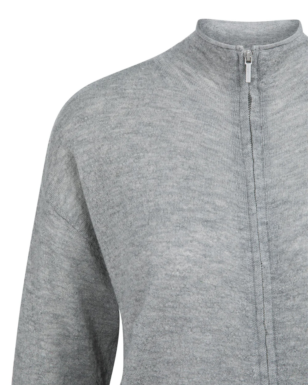 YAYA Texture Carigan High Neck