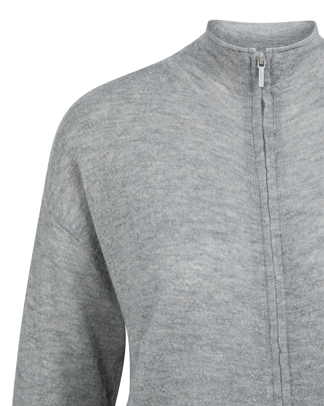 YAYA Texture Carigan High Neck