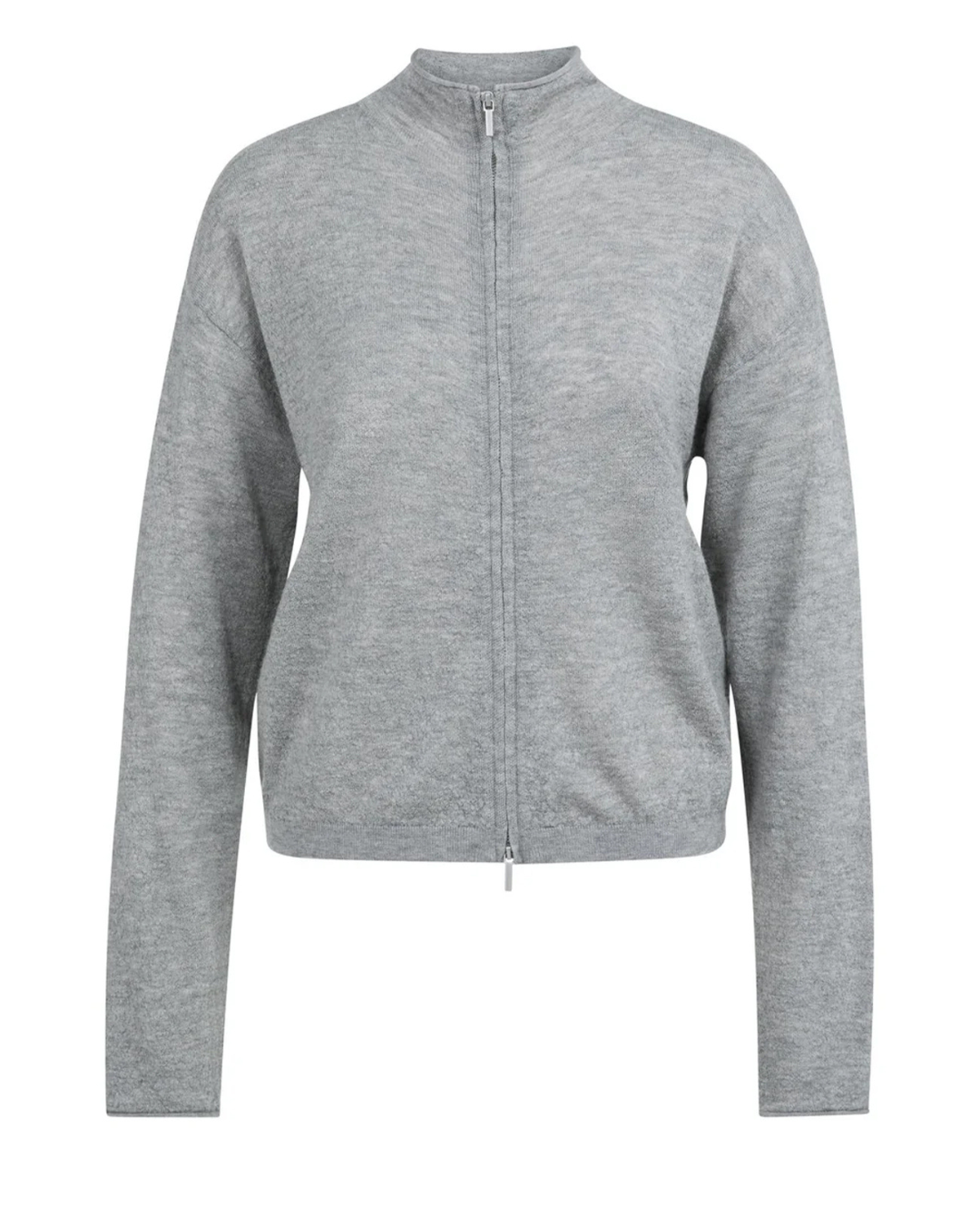 YAYA Texture Carigan High Neck
