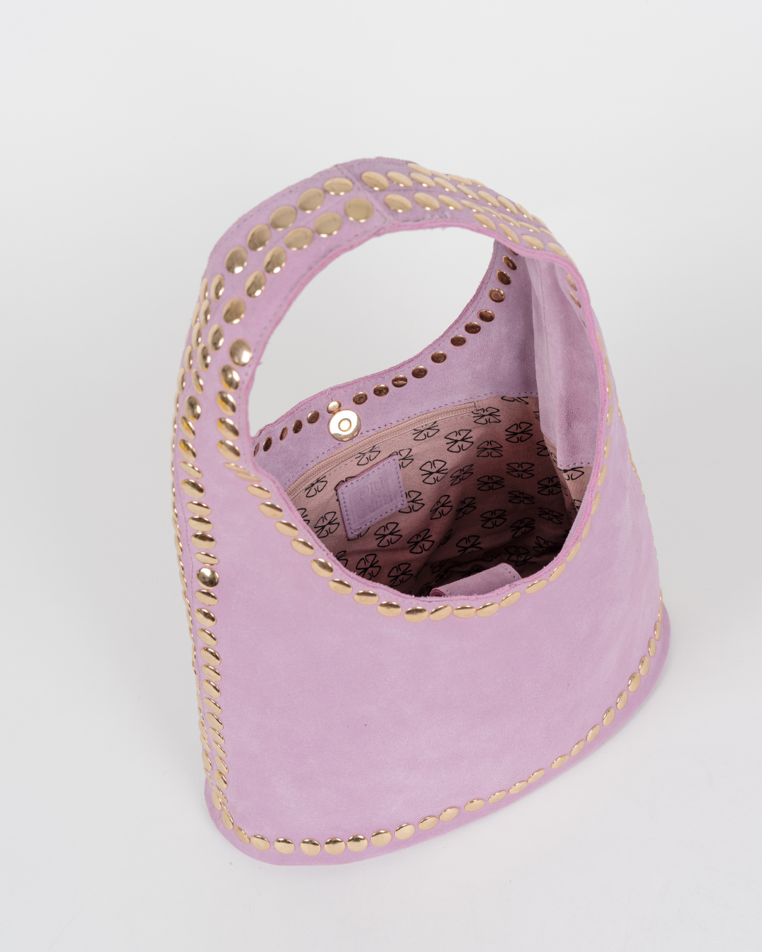 Piti Cuiti Candem Mallow Studded Leather Bag