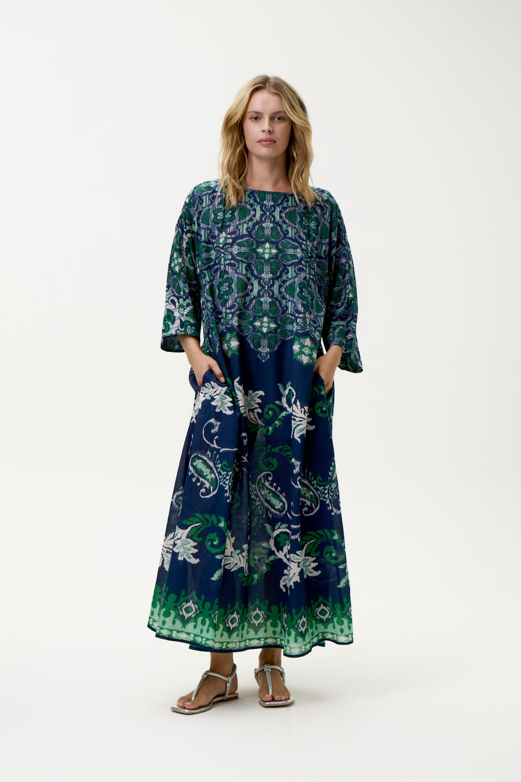 One Season Isola Sushi Voile Jackie - navy/green