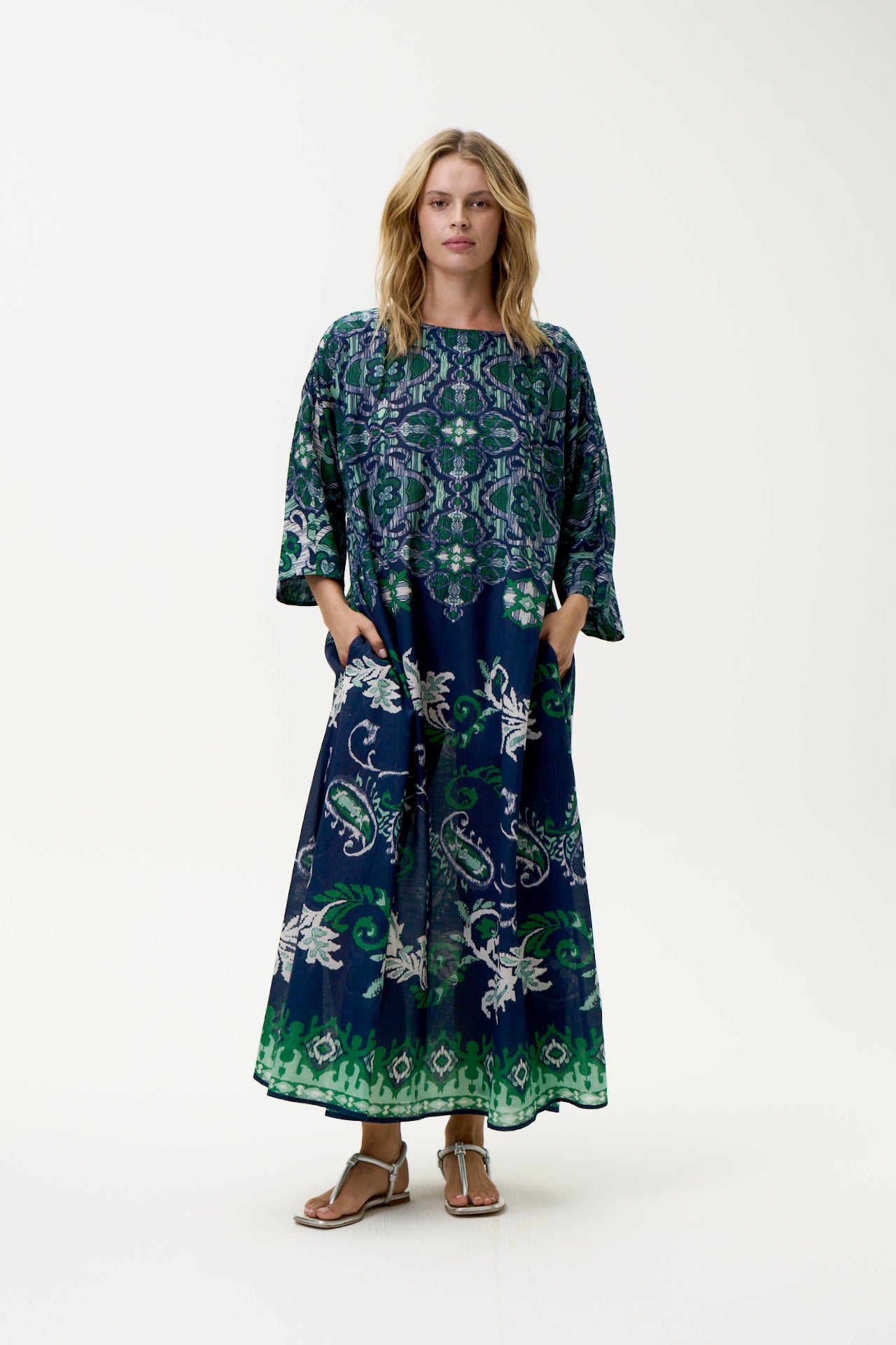 One Season Isola Sushi Voile Jackie - navy/green