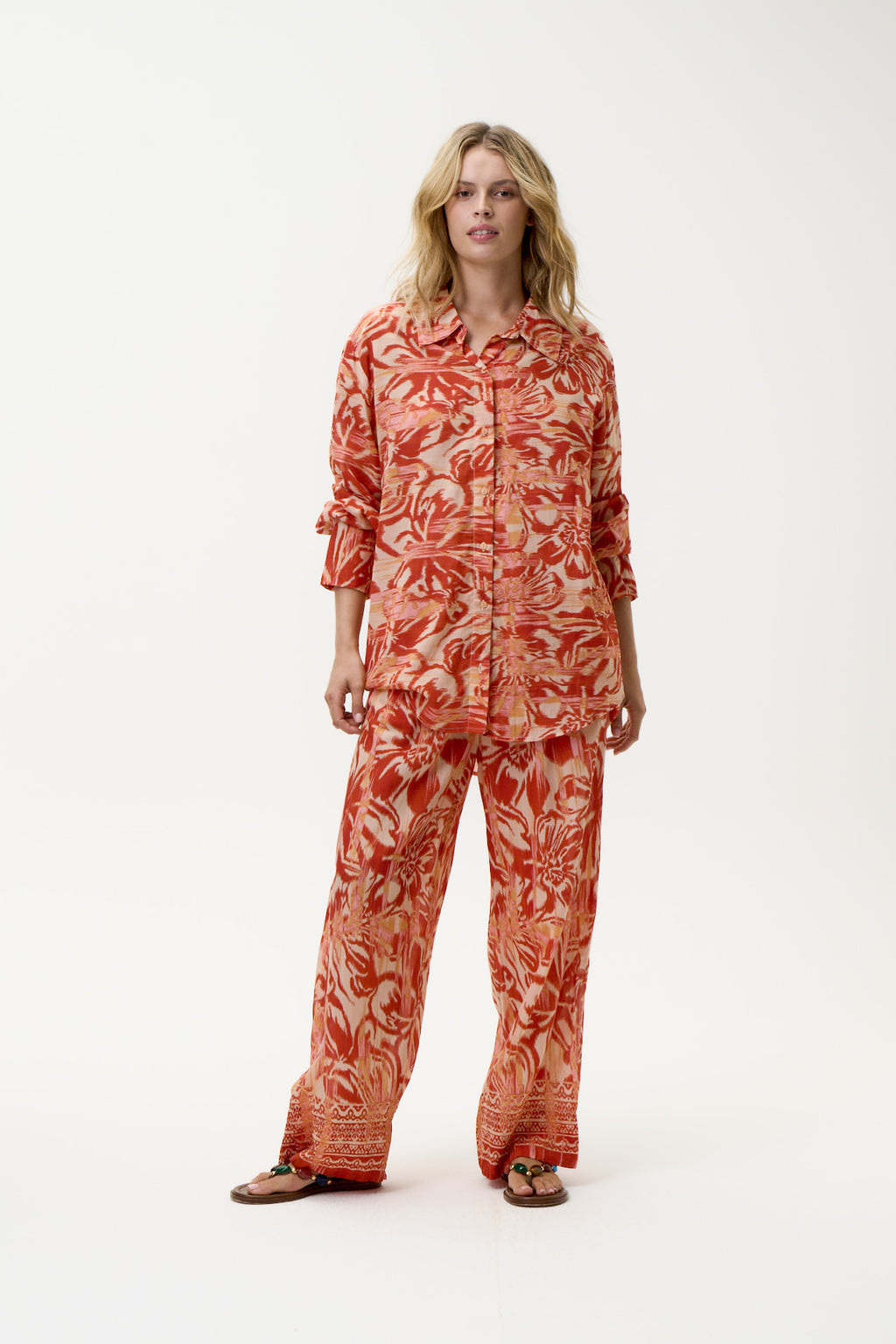 One Season Claudia Shirt-Procida-Sushi Voile-Fiesta