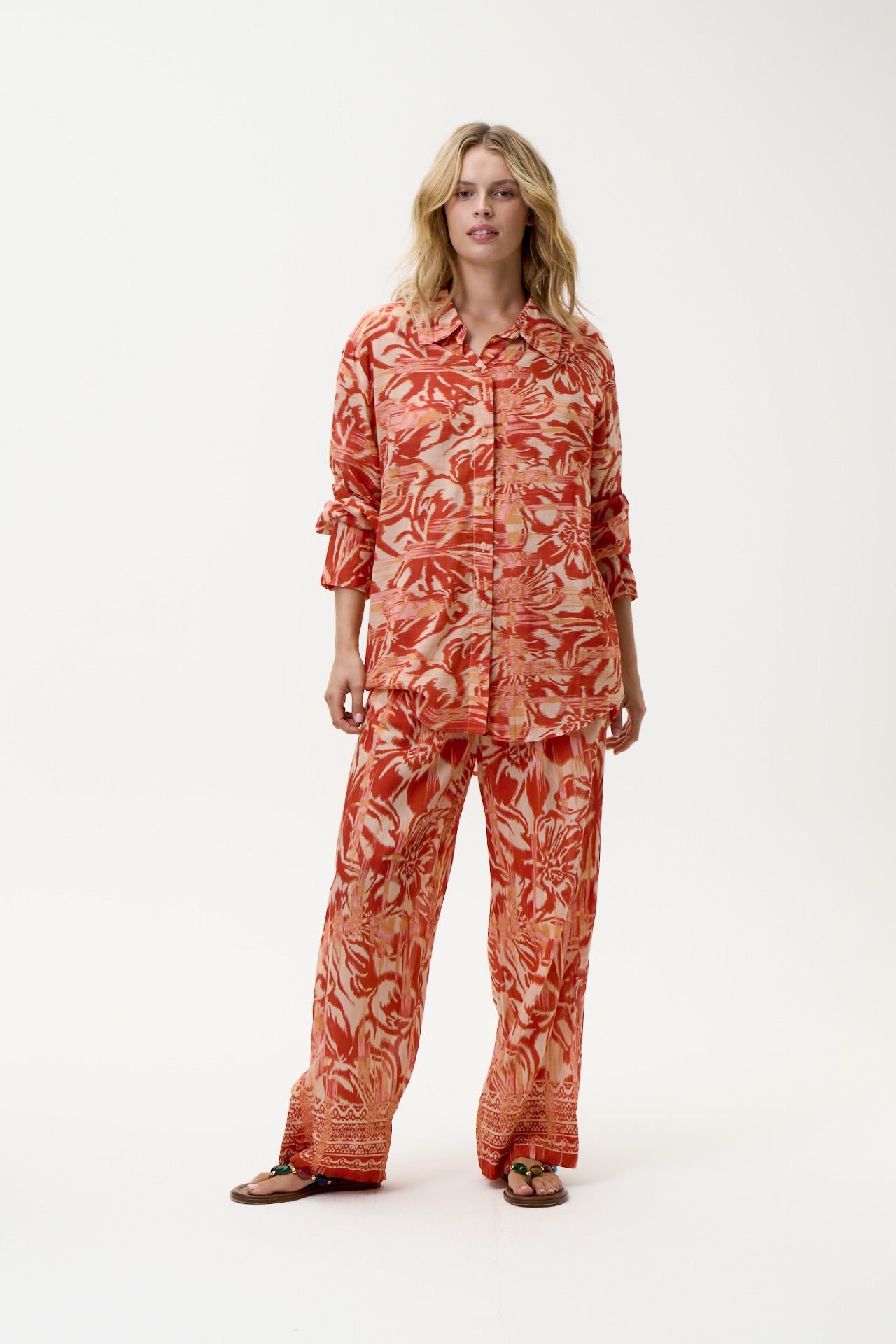 One Season Claudia Shirt-Procida-Sushi Voile-Fiesta