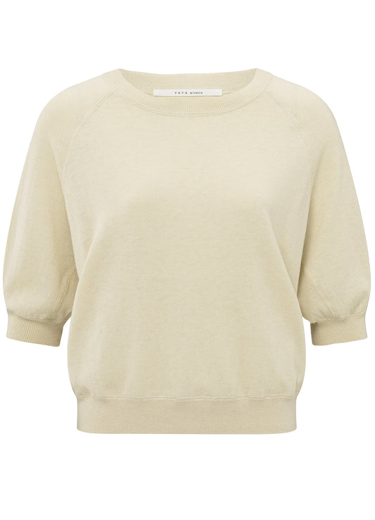 YAYA Fine Yarn Raglan Sweater