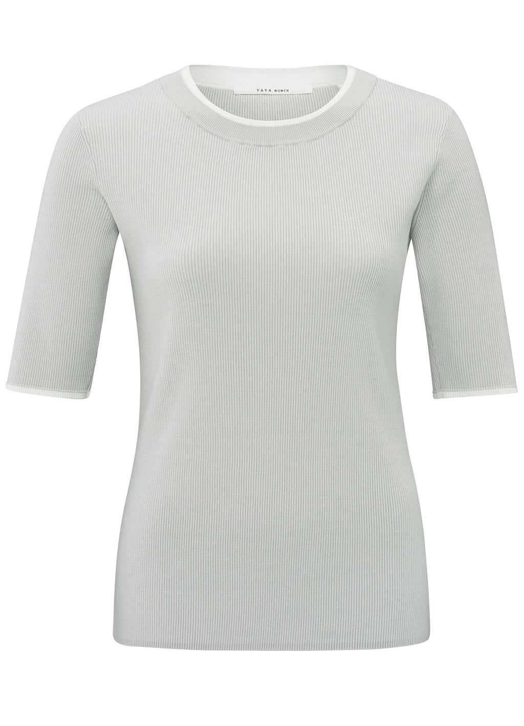 YAYA Rib Fitted Sweater