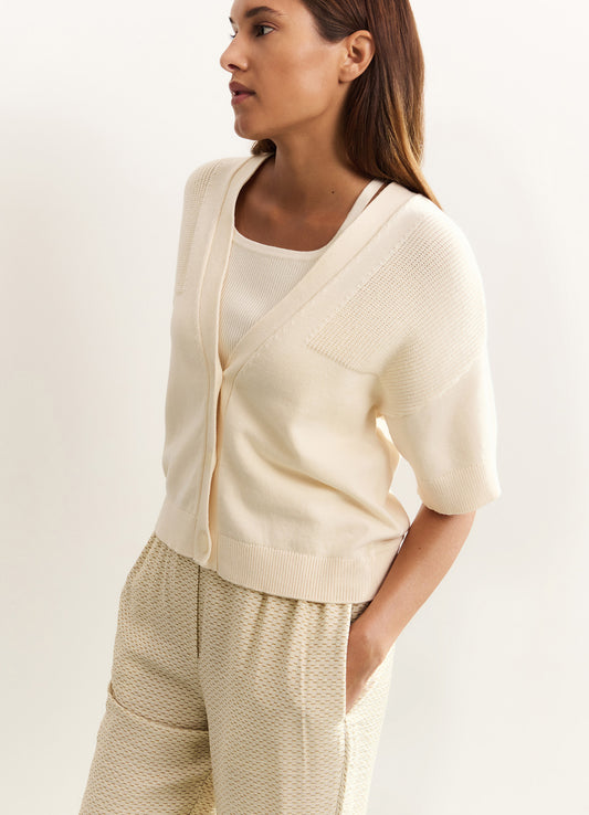 YAYA Rib Stitch Knitted Tanktop