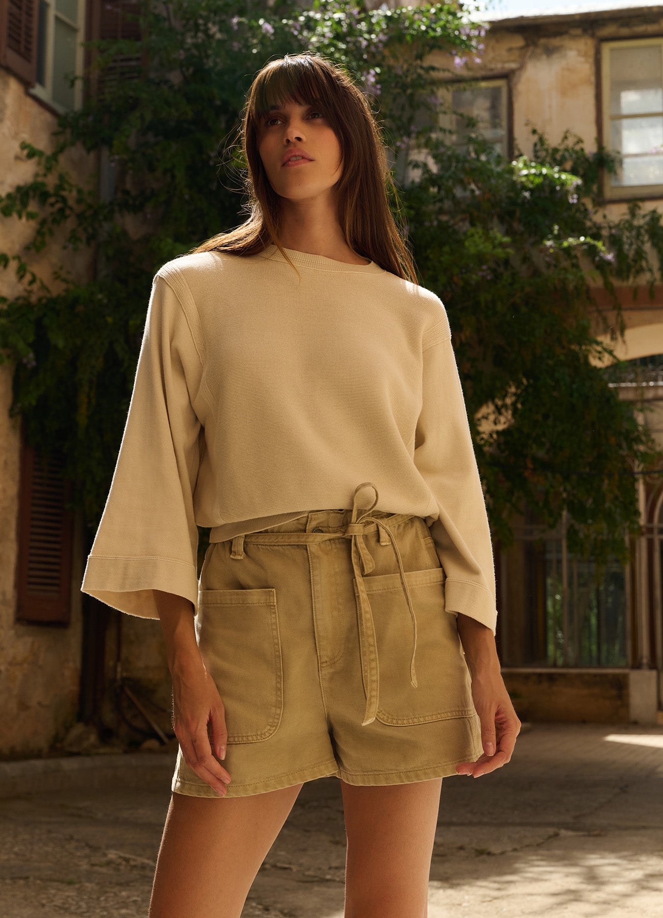 YAYA High Waist Cargo Short