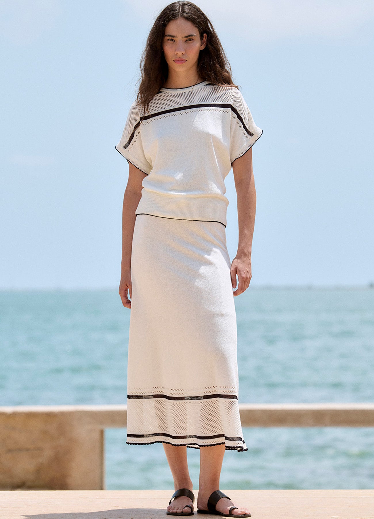 Sita Murt Straight Midi Skirt