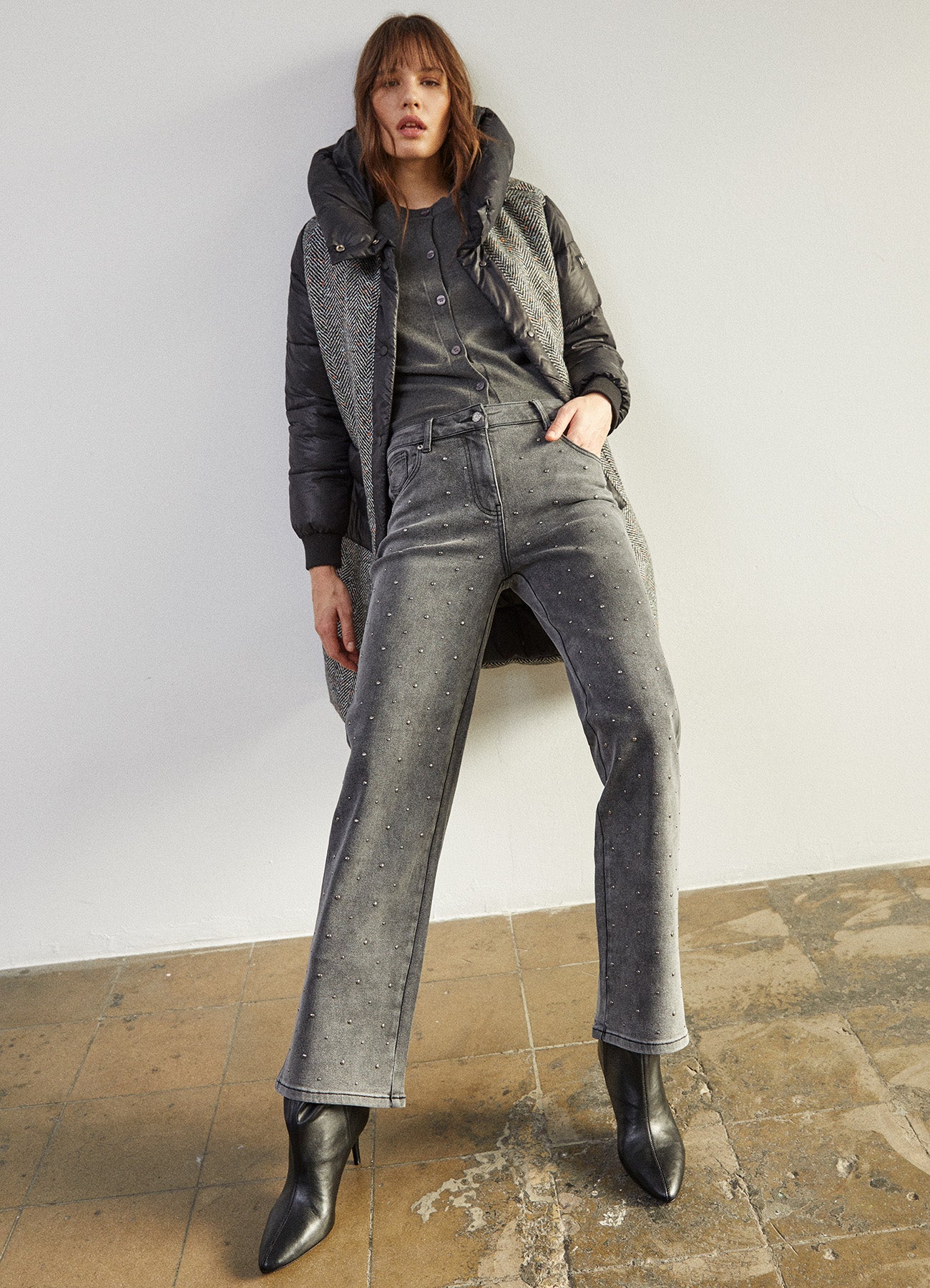 Andam Long Quilted Coat