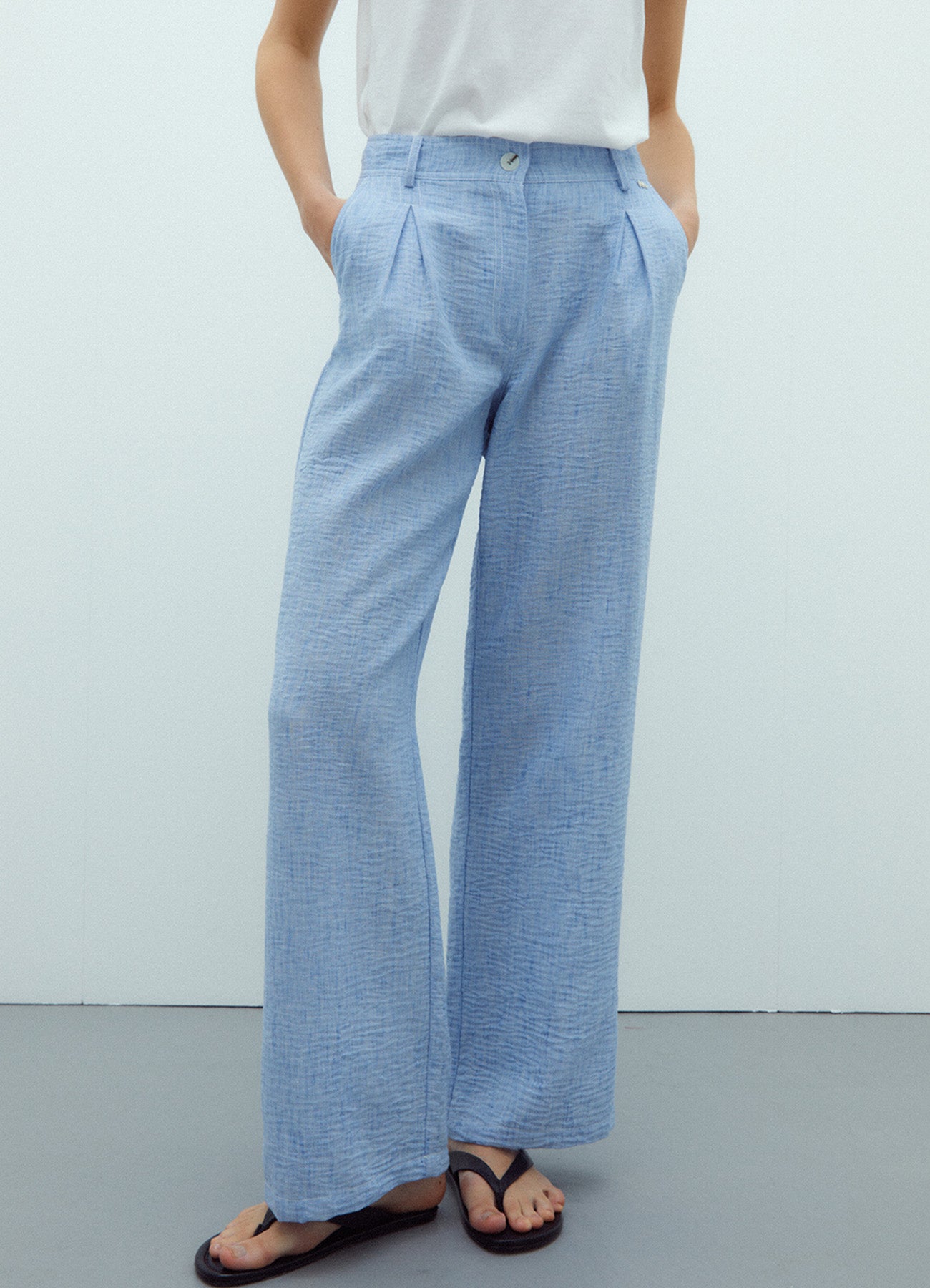 Andam Light Blue Trousers
