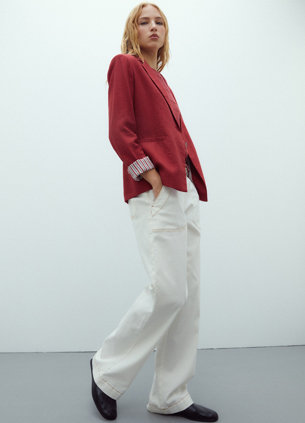 Andam Red Blazer