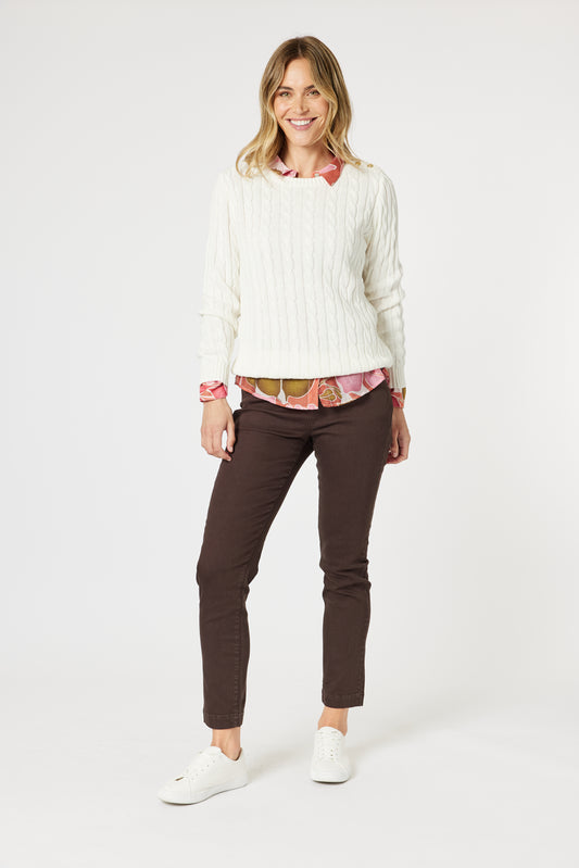 Gordon Smith Kala Cable Knit Jumper