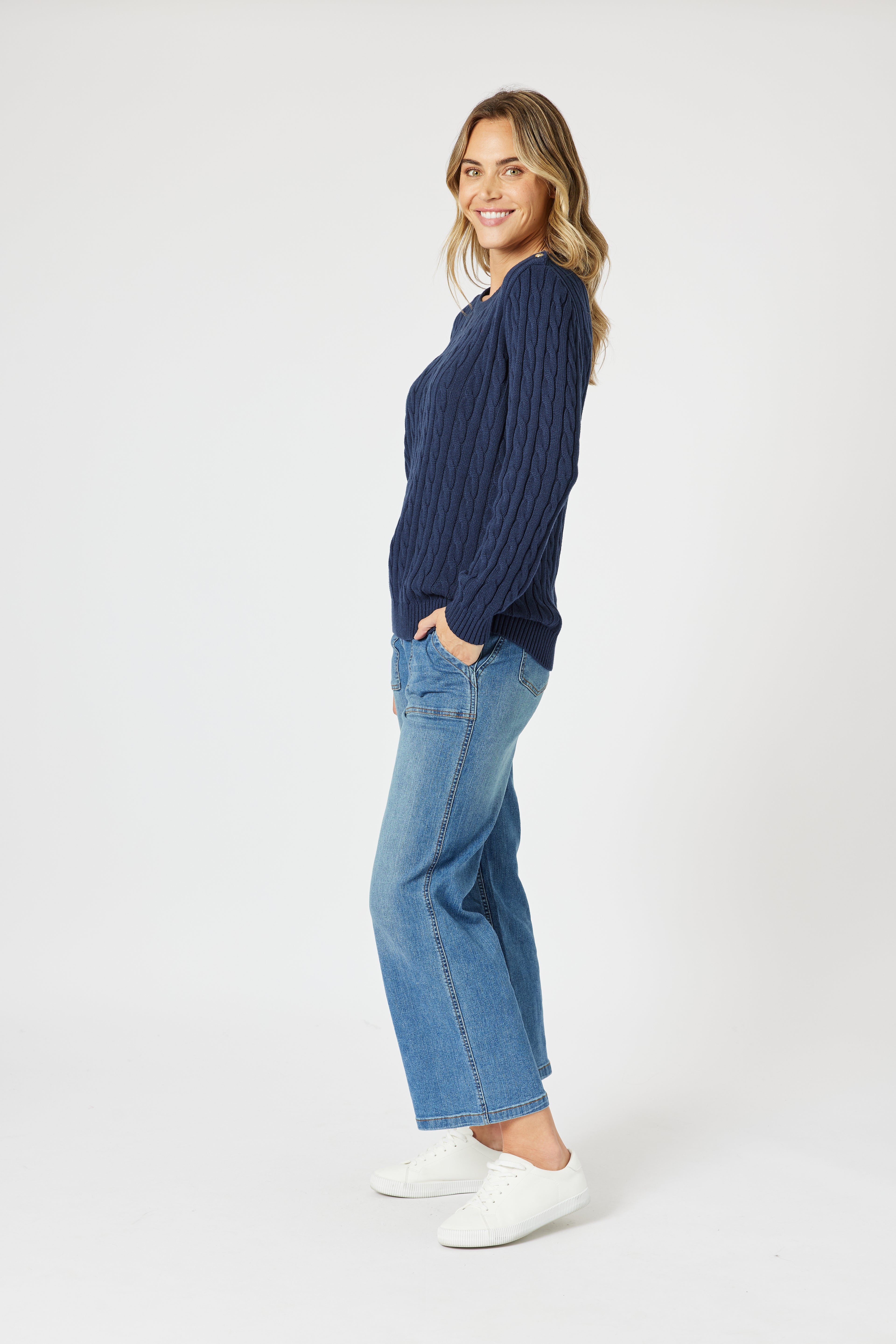 Gordon Smith Navy Sweater