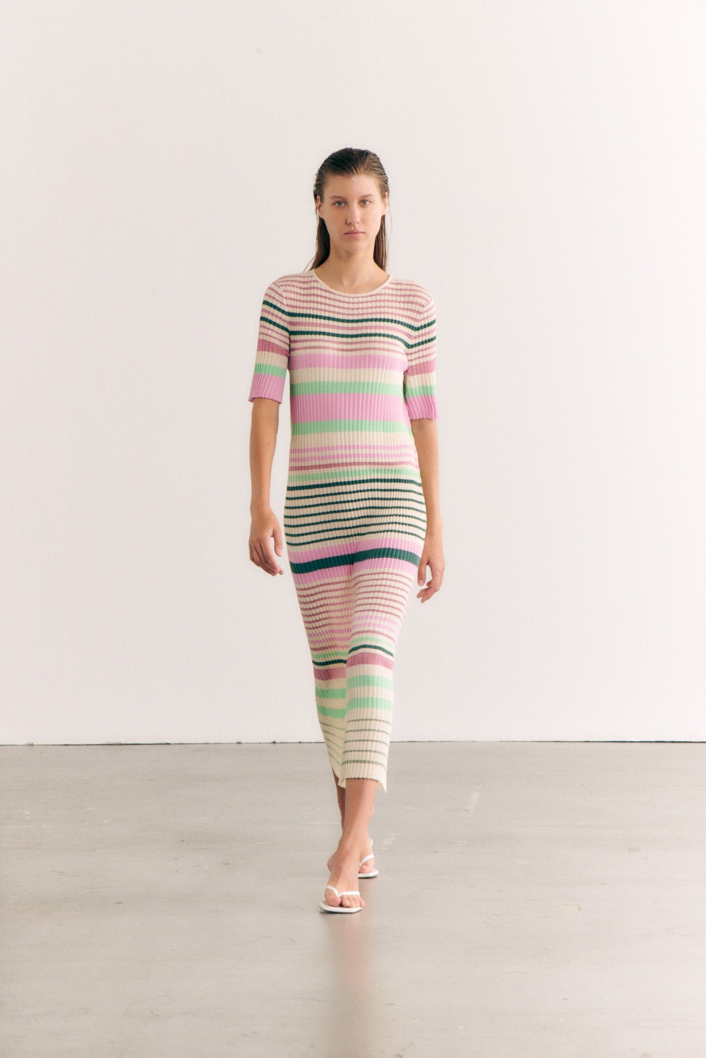 Sita Murt Pleated Midi Dress