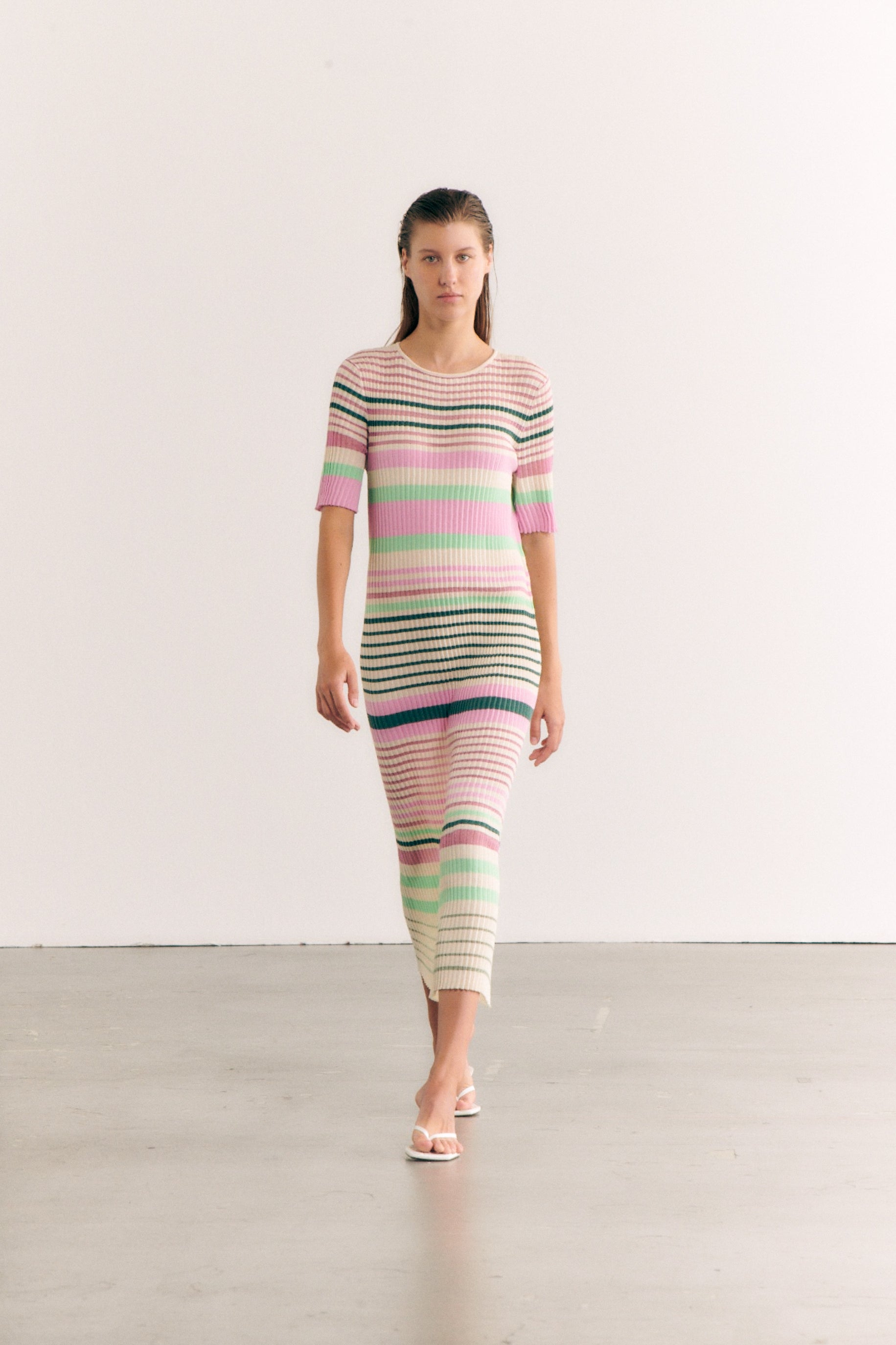 Sita Murt Pleated Midi Dress