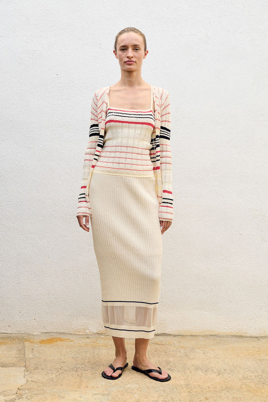 Sita Murt Striped Knitted Top