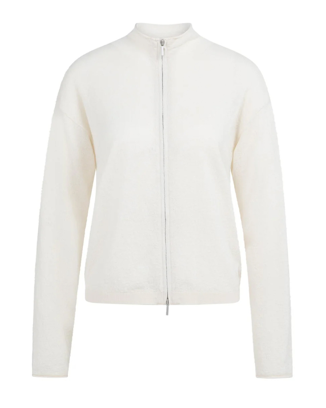 YAYA Texture Carigan High Neck