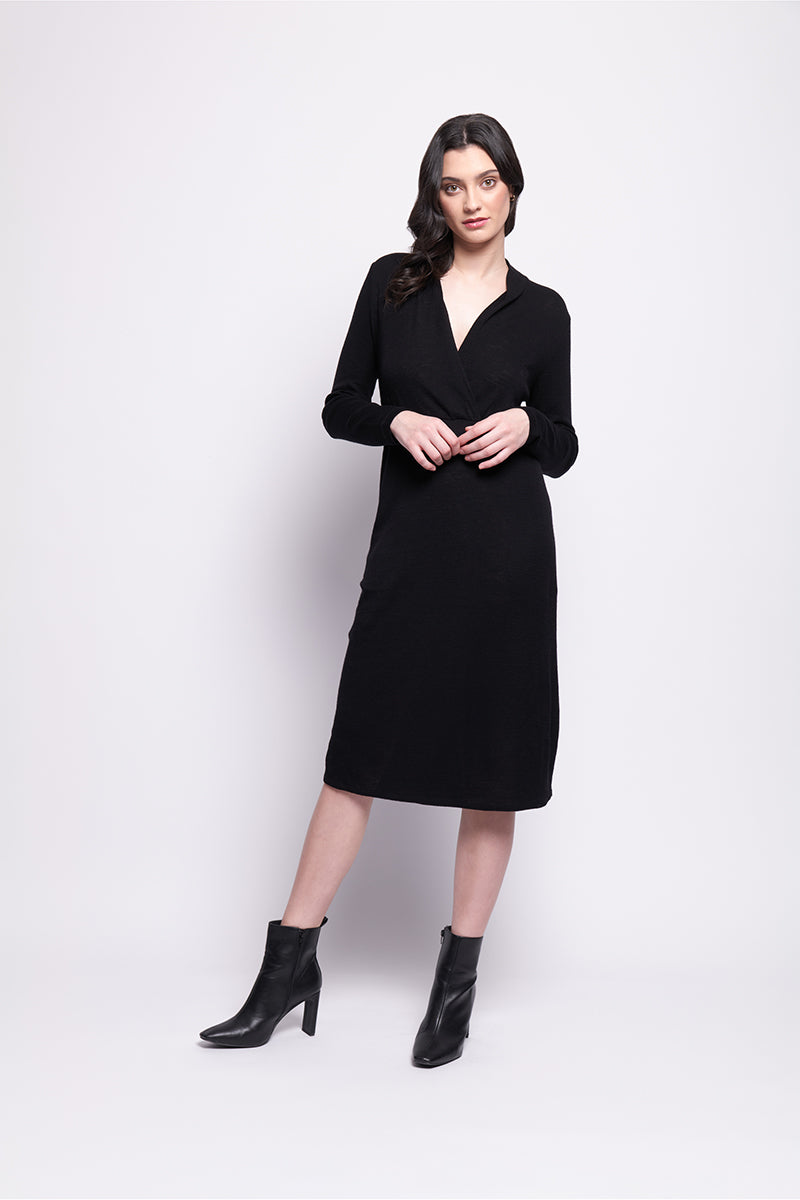 FOIL Wool Street Dress
