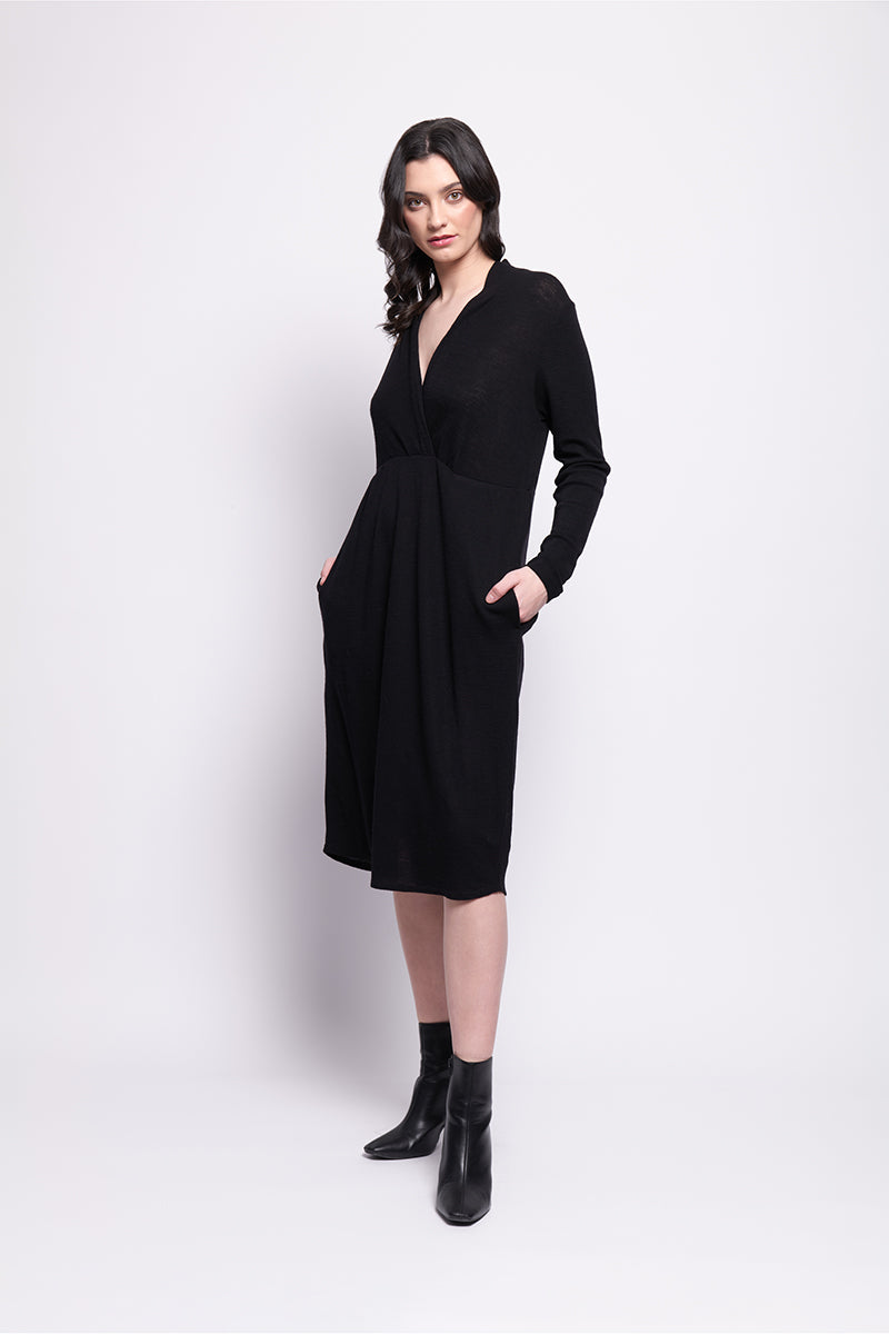 FOIL Wool Street Dress
