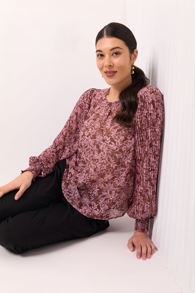 FOIL Pleats To Meet You Blouse