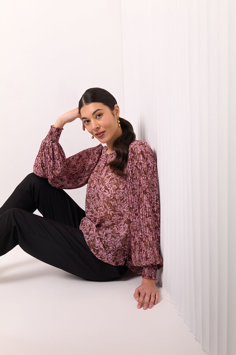 FOIL Pleats To Meet You Blouse