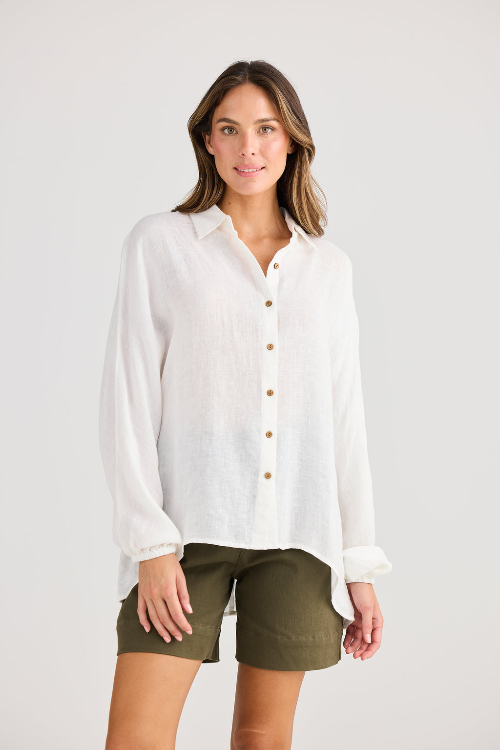 Holiday Cliffside Shirt - Olive, White, Red