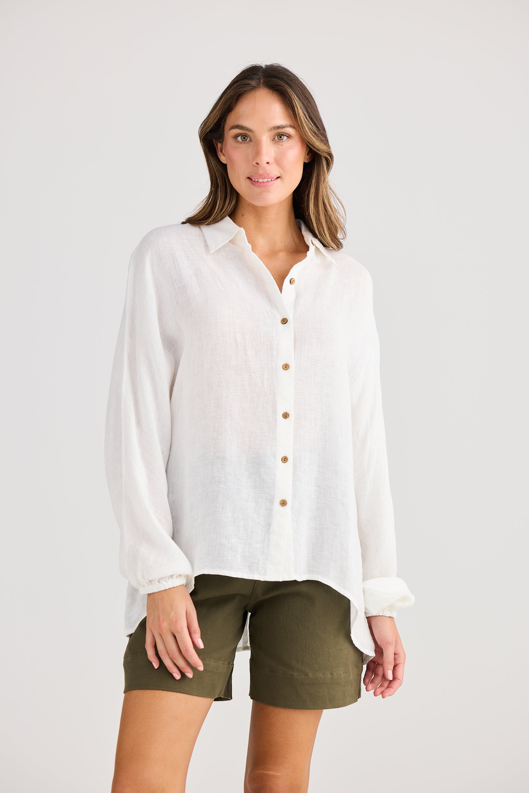 Holiday Cliffside Shirt - Olive, White, Red