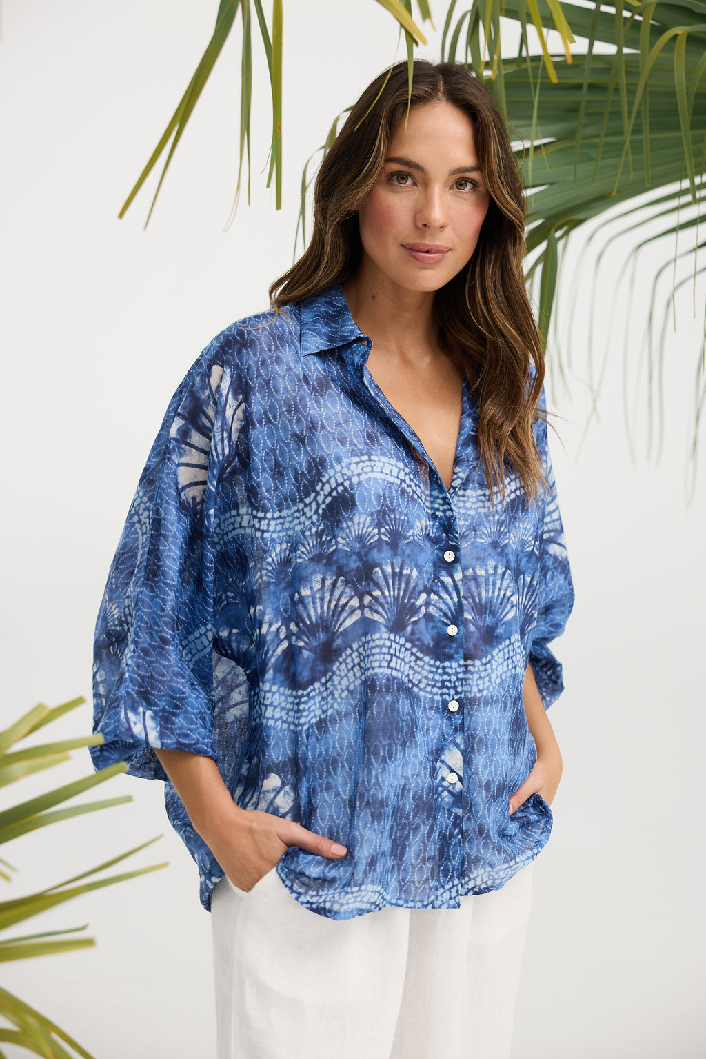 Holiday Cliffside Shirt Ocean Clam